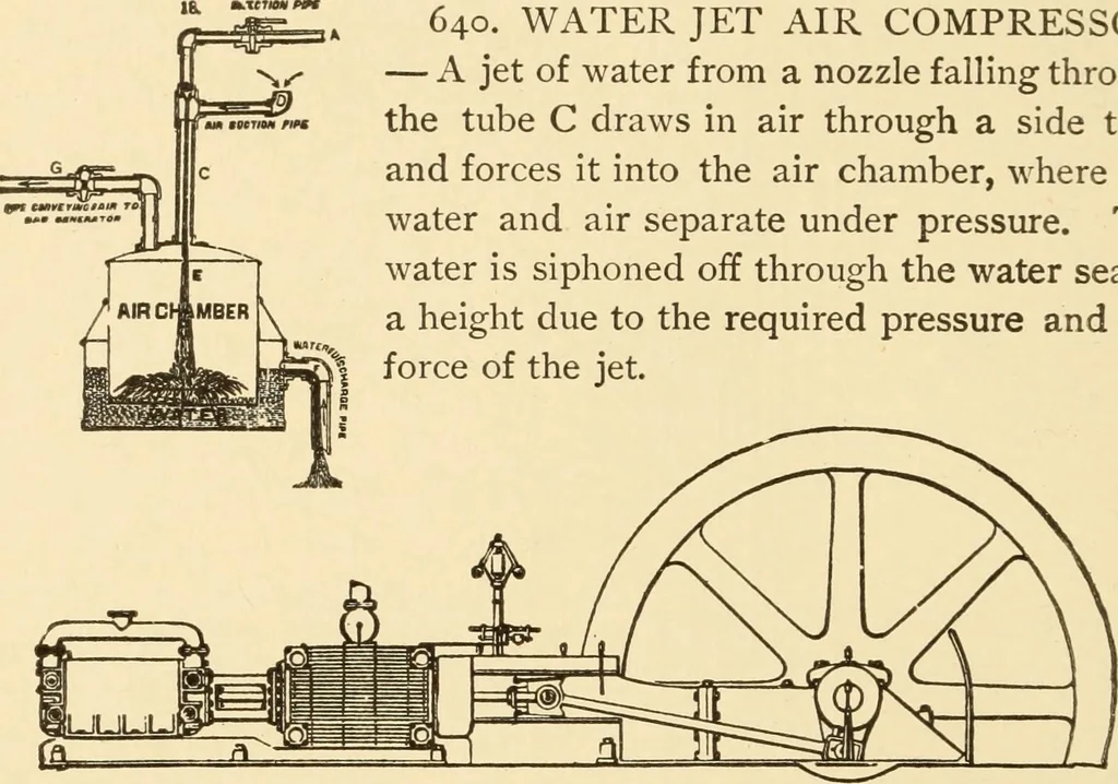An illustration from Mechanical movements, powers and devices; a treatise describing mechanical movements and devices used in constructive and operative machinery and the mechanical arts, being practically a mechanical dictionary, commencing with a rudimentary description of the early known mechanical powers and detailing the various motions, appliances and inventions used in the mechanical arts to the present time, including a chapter on straight line movements, by Gardner D. Hiscox, 1914, leaf 183
