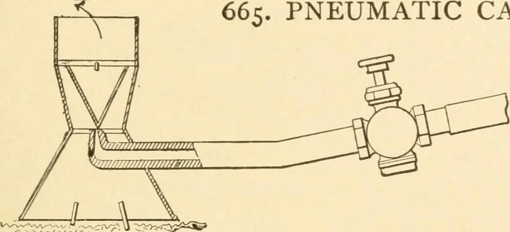 An illustration from Mechanical movements, powers and devices; a treatise describing mechanical movements and devices used in constructive and operative machinery and the mechanical arts, being practically a mechanical dictionary, commencing with a rudimentary description of the early known mechanical powers and detailing the various motions, appliances and inventions used in the mechanical arts to the present time, including a chapter on straight line movements, by Gardner D. Hiscox, 1914, leaf 190
