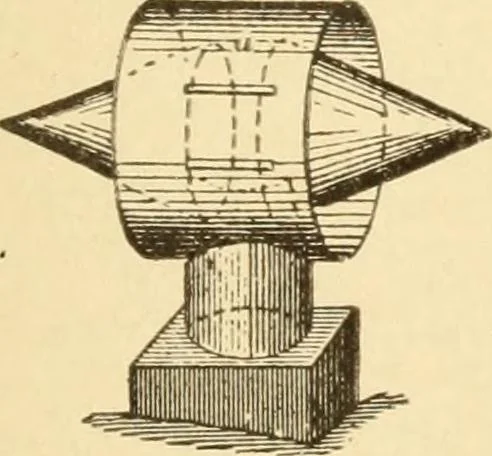 An illustration from Mechanical movements, powers and devices; a treatise describing mechanical movements and devices used in constructive and operative machinery and the mechanical arts, being practically a mechanical dictionary, commencing with a rudimentary description of the early known mechanical powers and detailing the various motions, appliances and inventions used in the mechanical arts to the present time, including a chapter on straight line movements, by Gardner D. Hiscox, 1914, leaf 196