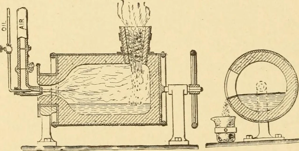 An illustration from Mechanical movements, powers and devices; a treatise describing mechanical movements and devices used in constructive and operative machinery and the mechanical arts, being practically a mechanical dictionary, commencing with a rudimentary description of the early known mechanical powers and detailing the various motions, appliances and inventions used in the mechanical arts to the present time, including a chapter on straight line movements, by Gardner D. Hiscox, 1914, leaf 199