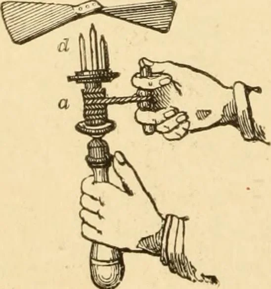 An illustration from Mechanical movements, powers and devices; a treatise describing mechanical movements and devices used in constructive and operative machinery and the mechanical arts, being practically a mechanical dictionary, commencing with a rudimentary description of the early known mechanical powers and detailing the various motions, appliances and inventions used in the mechanical arts to the present time, including a chapter on straight line movements, by Gardner D. Hiscox, 1914, leaf 199