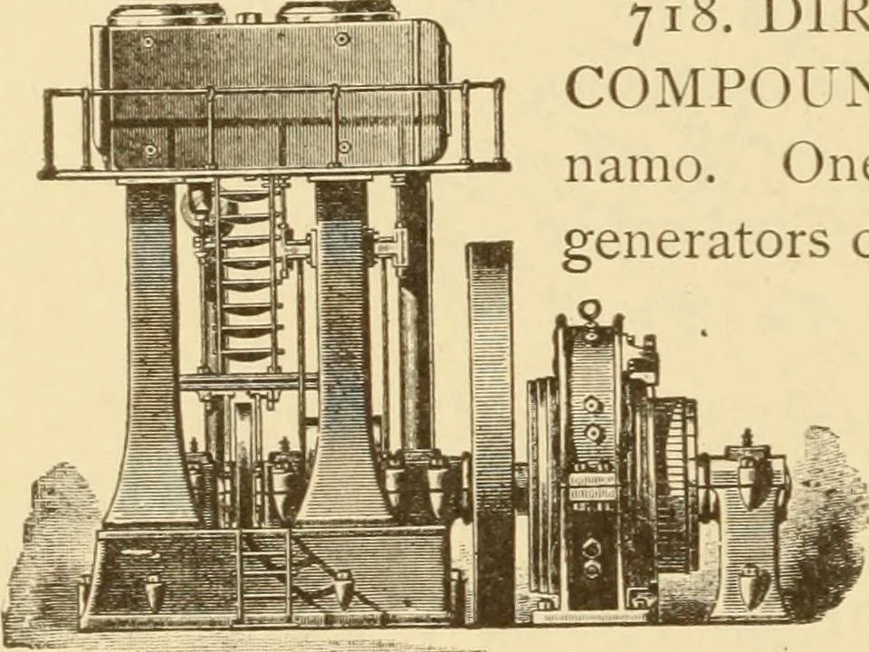An illustration from Mechanical movements, powers and devices; a treatise describing mechanical movements and devices used in constructive and operative machinery and the mechanical arts, being practically a mechanical dictionary, commencing with a rudimentary description of the early known mechanical powers and detailing the various motions, appliances and inventions used in the mechanical arts to the present time, including a chapter on straight line movements, by Gardner D. Hiscox, 1914, leaf 203