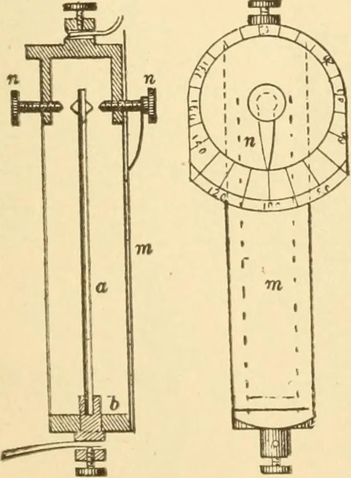 An illustration from Mechanical movements, powers and devices; a treatise describing mechanical movements and devices used in constructive and operative machinery and the mechanical arts, being practically a mechanical dictionary, commencing with a rudimentary description of the early known mechanical powers and detailing the various motions, appliances and inventions used in the mechanical arts to the present time, including a chapter on straight line movements, by Gardner D. Hiscox, 1914, leaf 206