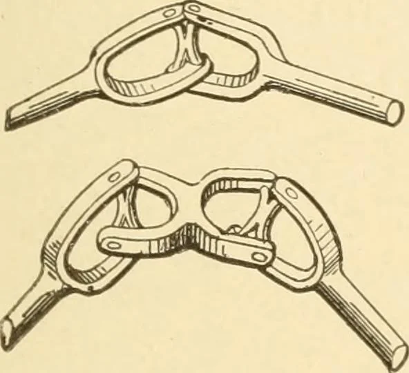 An illustration from Mechanical movements, powers and devices; a treatise describing mechanical movements and devices used in constructive and operative machinery and the mechanical arts, being practically a mechanical dictionary, commencing with a rudimentary description of the early known mechanical powers and detailing the various motions, appliances and inventions used in the mechanical arts to the present time, including a chapter on straight line movements, by Gardner D. Hiscox, 1914, leaf 288