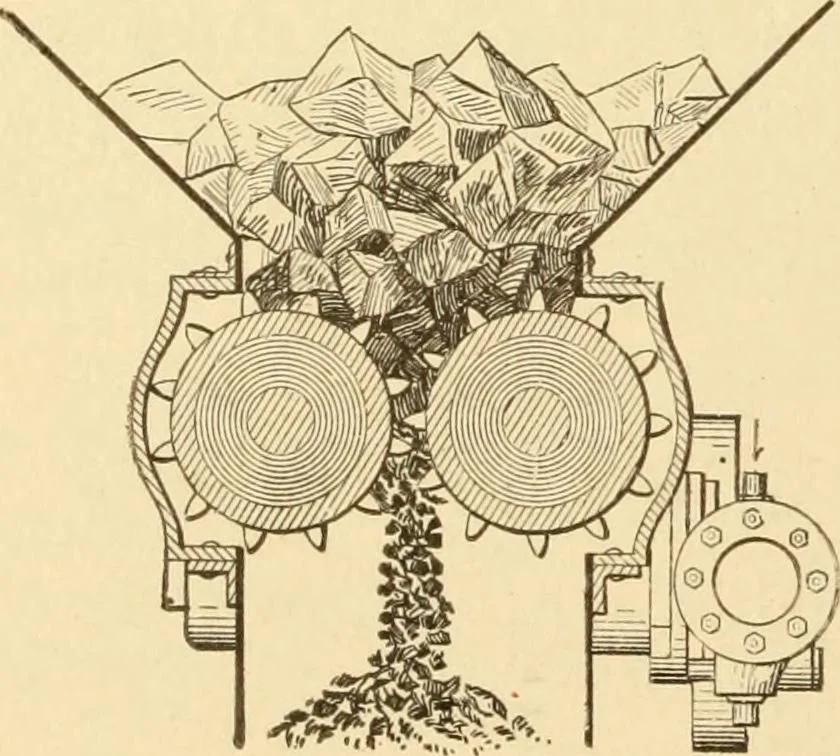 An illustration from Mechanical movements, powers and devices; a treatise describing mechanical movements and devices used in constructive and operative machinery and the mechanical arts, being practically a mechanical dictionary, commencing with a rudimentary description of the early known mechanical powers and detailing the various motions, appliances and inventions used in the mechanical arts to the present time, including a chapter on straight line movements, by Gardner D. Hiscox, 1914, leaf 315