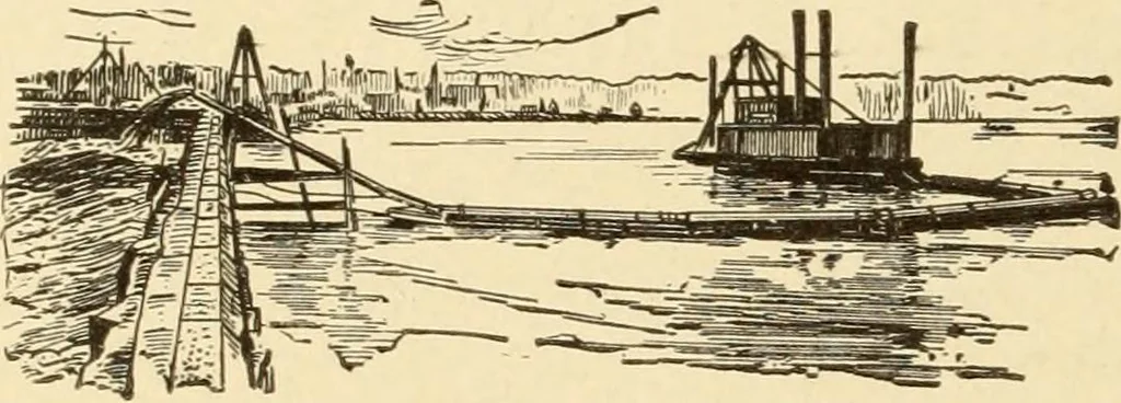 An illustration from Mechanical movements, powers and devices; a treatise describing mechanical movements and devices used in constructive and operative machinery and the mechanical arts, being practically a mechanical dictionary, commencing with a rudimentary description of the early known mechanical powers and detailing the various motions, appliances and inventions used in the mechanical arts to the present time, including a chapter on straight line movements, by Gardner D. Hiscox, 1914, leaf 321