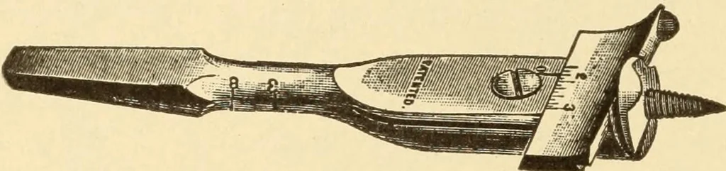 An illustration from Mechanical movements, powers and devices; a treatise describing mechanical movements and devices used in constructive and operative machinery and the mechanical arts, being practically a mechanical dictionary, commencing with a rudimentary description of the early known mechanical powers and detailing the various motions, appliances and inventions used in the mechanical arts to the present time, including a chapter on straight line movements, by Gardner D. Hiscox, 1914, leaf 347