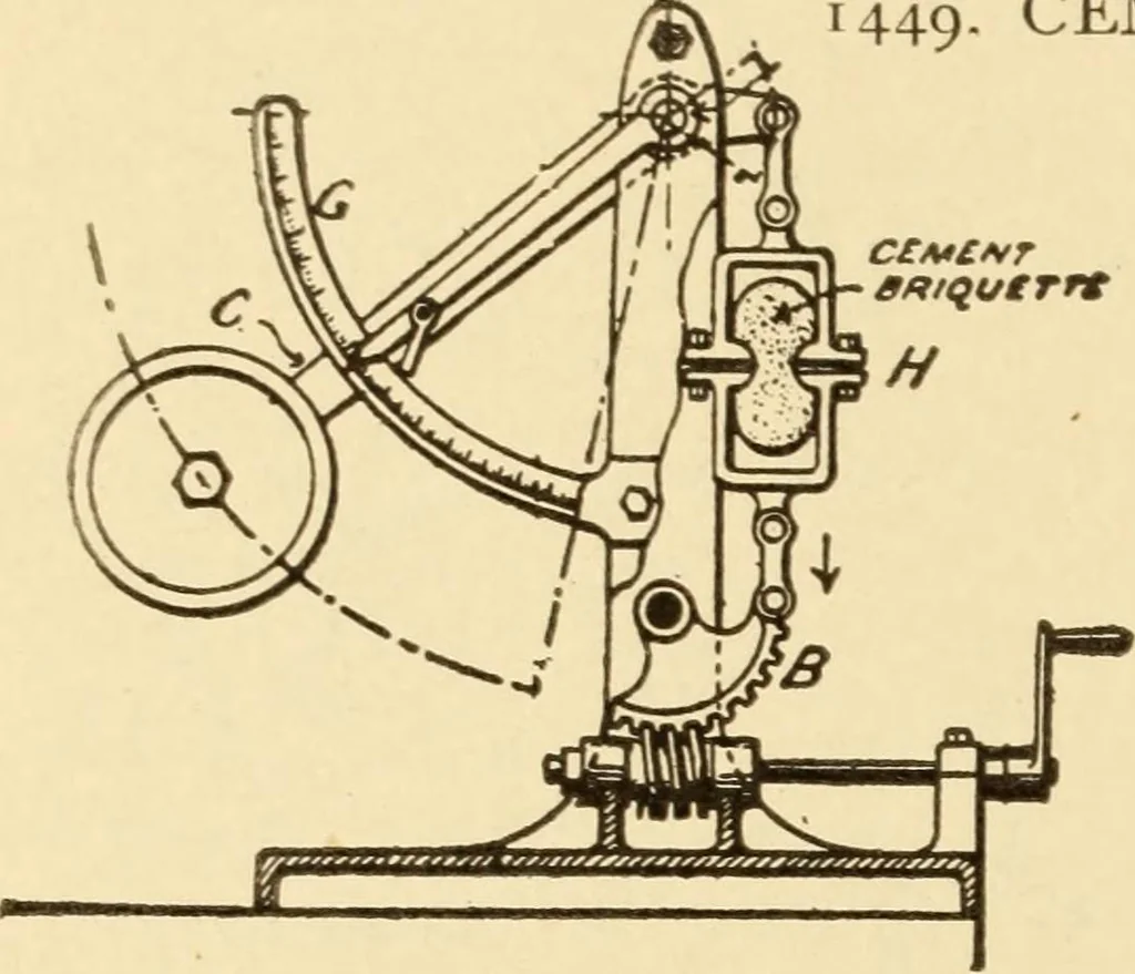 An illustration from Mechanical movements, powers and devices; a treatise describing mechanical movements and devices used in constructive and operative machinery and the mechanical arts, being practically a mechanical dictionary, commencing with a rudimentary description of the early known mechanical powers and detailing the various motions, appliances and inventions used in the mechanical arts to the present time, including a chapter on straight line movements, by Gardner D. Hiscox, 1914, leaf 361