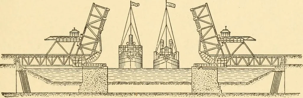 An illustration from Mechanical movements, powers and devices; a treatise describing mechanical movements and devices used in constructive and operative machinery and the mechanical arts, being practically a mechanical dictionary, commencing with a rudimentary description of the early known mechanical powers and detailing the various motions, appliances and inventions used in the mechanical arts to the present time, including a chapter on straight line movements, by Gardner D. Hiscox, 1914, leaf 372