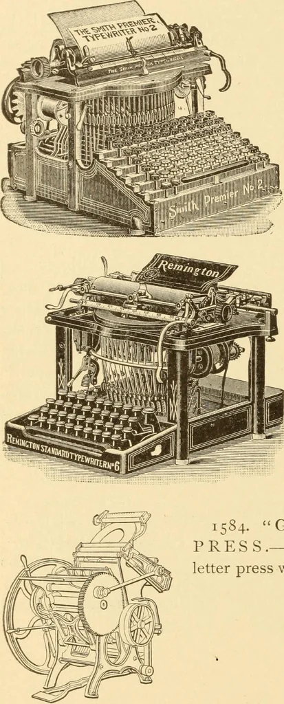 An illustration from Mechanical movements, powers and devices; a treatise describing mechanical movements and devices used in constructive and operative machinery and the mechanical arts, being practically a mechanical dictionary, commencing with a rudimentary description of the early known mechanical powers and detailing the various motions, appliances and inventions used in the mechanical arts to the present time, including a chapter on straight line movements, by Gardner D. Hiscox, 1914, leaf 393