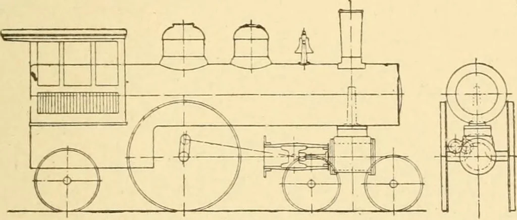 An illustration from Mechanical movements, powers and devices; a treatise describing mechanical movements and devices used in constructive and operative machinery and the mechanical arts, being practically a mechanical dictionary, commencing with a rudimentary description of the early known mechanical powers and detailing the various motions, appliances and inventions used in the mechanical arts to the present time, including a chapter on straight line movements, by Gardner D. Hiscox, 1914, leaf 398