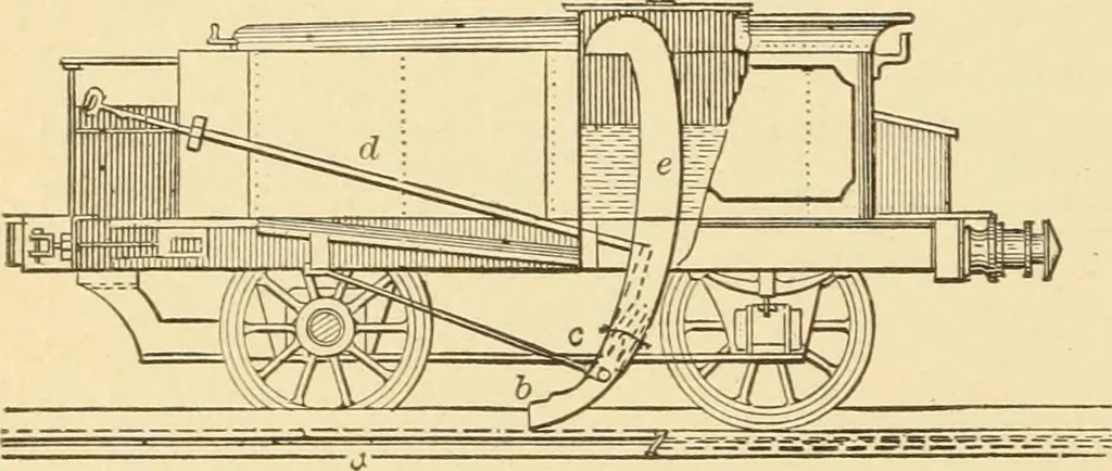 An illustration from Mechanical movements, powers and devices; a treatise describing mechanical movements and devices used in constructive and operative machinery and the mechanical arts, being practically a mechanical dictionary, commencing with a rudimentary description of the early known mechanical powers and detailing the various motions, appliances and inventions used in the mechanical arts to the present time, including a chapter on straight line movements, by Gardner D. Hiscox, 1914, leaf 407