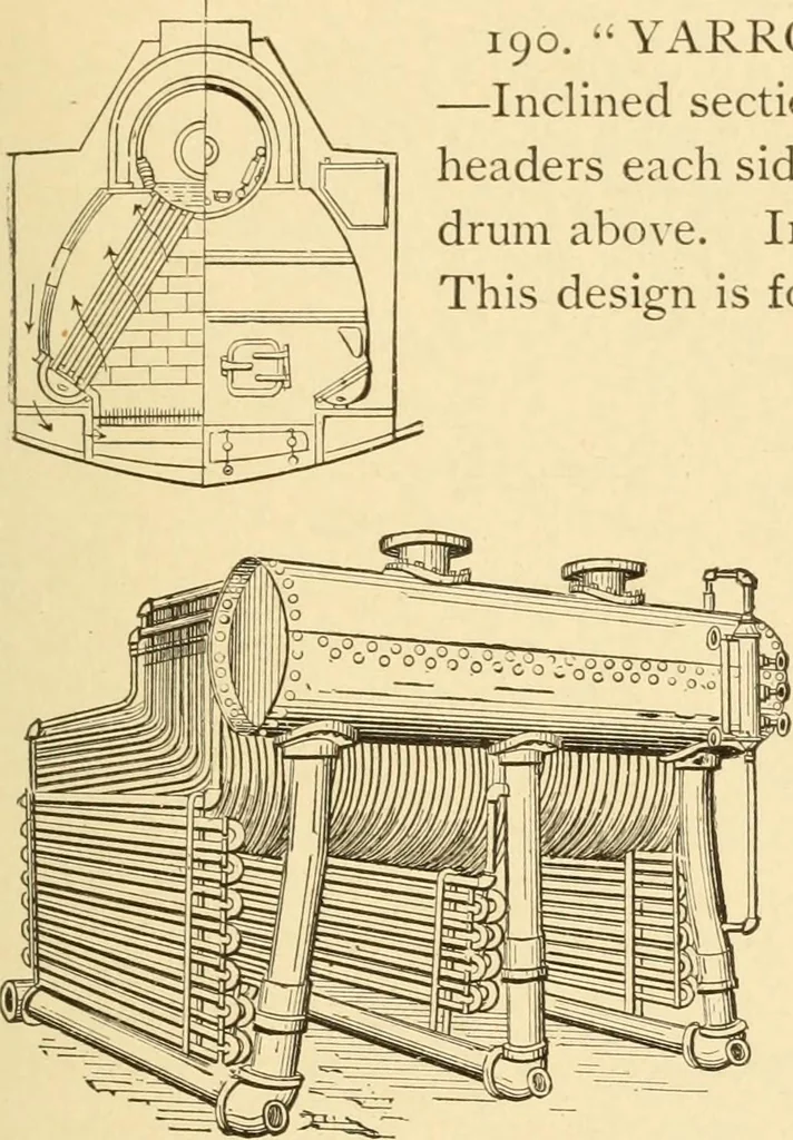 An illustration from Mechanical movements, powers and devices; a treatise describing mechanical movements and devices used in constructive and operative machinery and the mechanical arts, being practically a mechanical dictionary, commencing with a rudimentary description of the early known mechanical powers and detailing the various motions, appliances and inventions used in the mechanical arts to the present time, including a chapter on straight line movements, by Gardner D. Hiscox, 1914, leaf 72