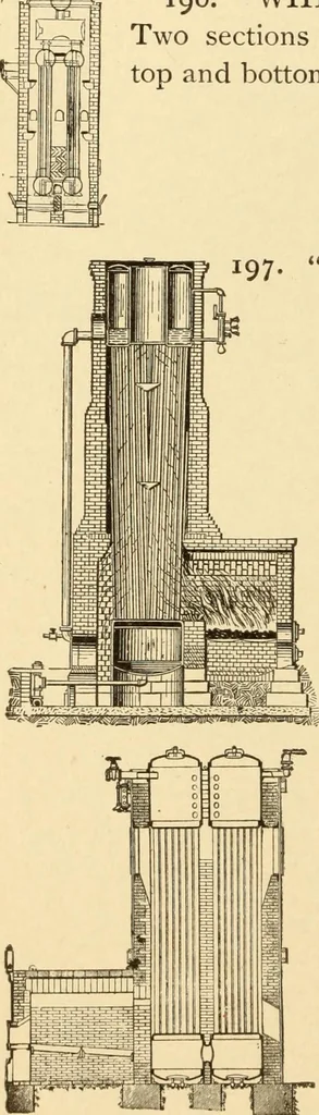 An illustration from Mechanical movements, powers and devices; a treatise describing mechanical movements and devices used in constructive and operative machinery and the mechanical arts, being practically a mechanical dictionary, commencing with a rudimentary description of the early known mechanical powers and detailing the various motions, appliances and inventions used in the mechanical arts to the present time, including a chapter on straight line movements, by Gardner D. Hiscox, 1914, leaf 73