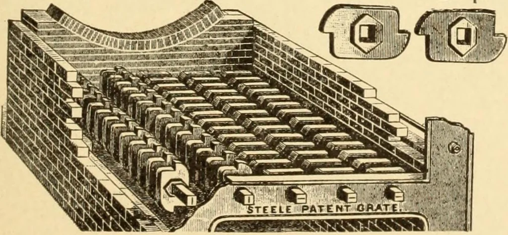 An illustration from Mechanical movements, powers and devices; a treatise describing mechanical movements and devices used in constructive and operative machinery and the mechanical arts, being practically a mechanical dictionary, commencing with a rudimentary description of the early known mechanical powers and detailing the various motions, appliances and inventions used in the mechanical arts to the present time, including a chapter on straight line movements, by Gardner D. Hiscox, 1914, leaf 74