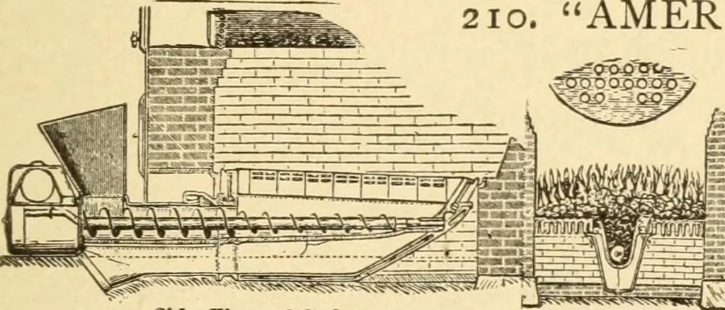 An illustration from Mechanical movements, powers and devices; a treatise describing mechanical movements and devices used in constructive and operative machinery and the mechanical arts, being practically a mechanical dictionary, commencing with a rudimentary description of the early known mechanical powers and detailing the various motions, appliances and inventions used in the mechanical arts to the present time, including a chapter on straight line movements, by Gardner D. Hiscox, 1914, leaf 76