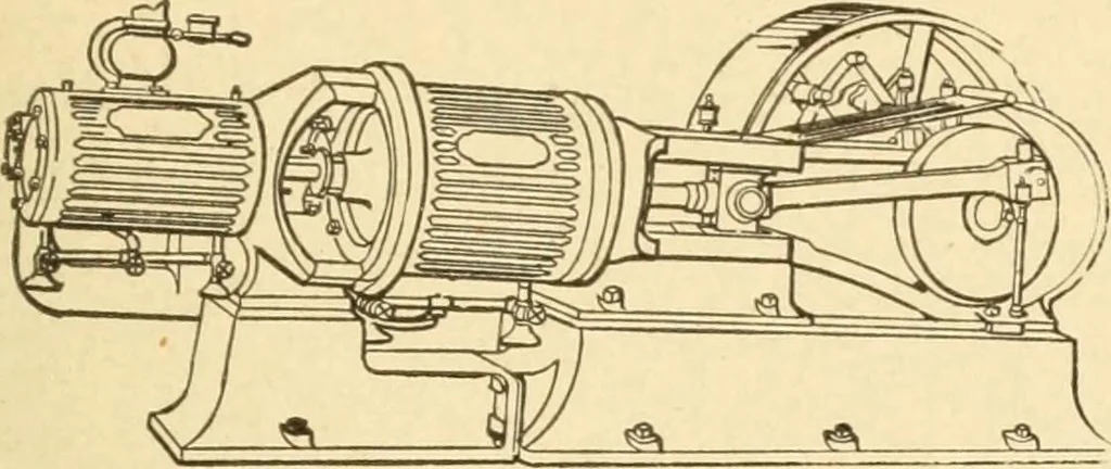 An illustration from Mechanical movements, powers and devices; a treatise describing mechanical movements and devices used in constructive and operative machinery and the mechanical arts, being practically a mechanical dictionary, commencing with a rudimentary description of the early known mechanical powers and detailing the various motions, appliances and inventions used in the mechanical arts to the present time, including a chapter on straight line movements, by Gardner D. Hiscox, 1914, leaf 82