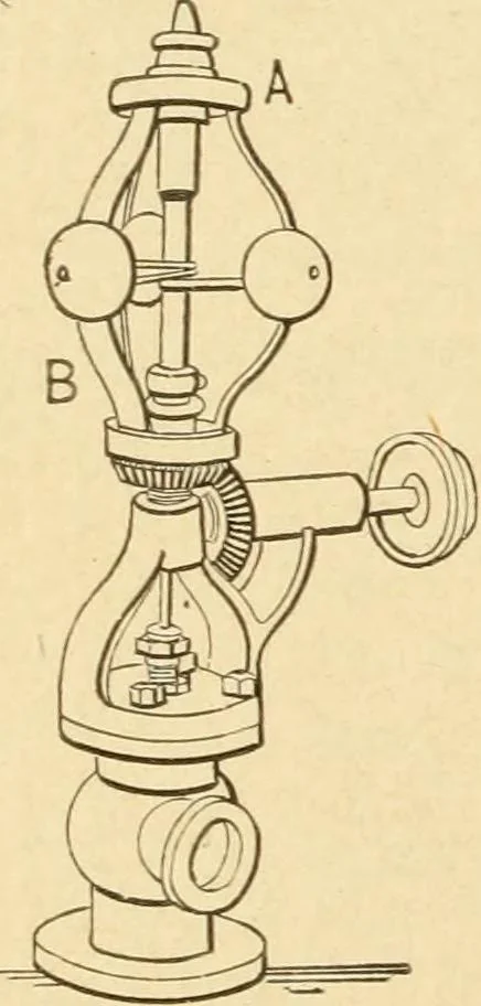 An illustration from Mechanical movements, powers and devices; a treatise describing mechanical movements and devices used in constructive and operative machinery and the mechanical arts, being practically a mechanical dictionary, commencing with a rudimentary description of the early known mechanical powers and detailing the various motions, appliances and inventions used in the mechanical arts to the present time, including a chapter on straight line movements, by Gardner D. Hiscox, 1914, leaf 99