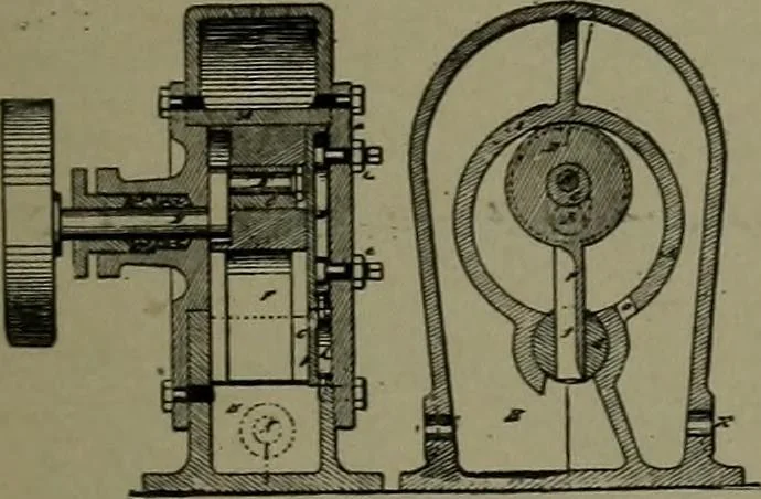 An illustration from Mechanical movements, powers, devices and appliances, 1901, leaf 102