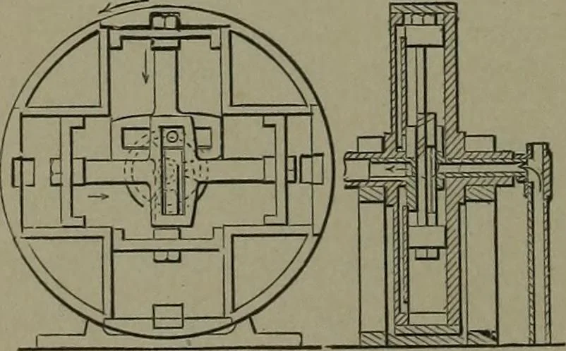 An illustration from Mechanical movements, powers, devices and appliances, 1901, leaf 103