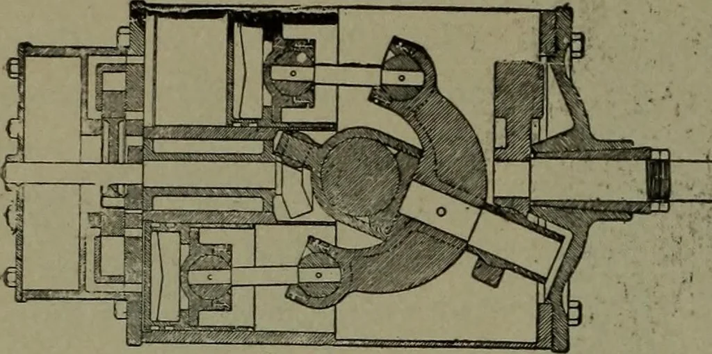 An illustration from Mechanical movements, powers, devices and appliances, 1901, leaf 107