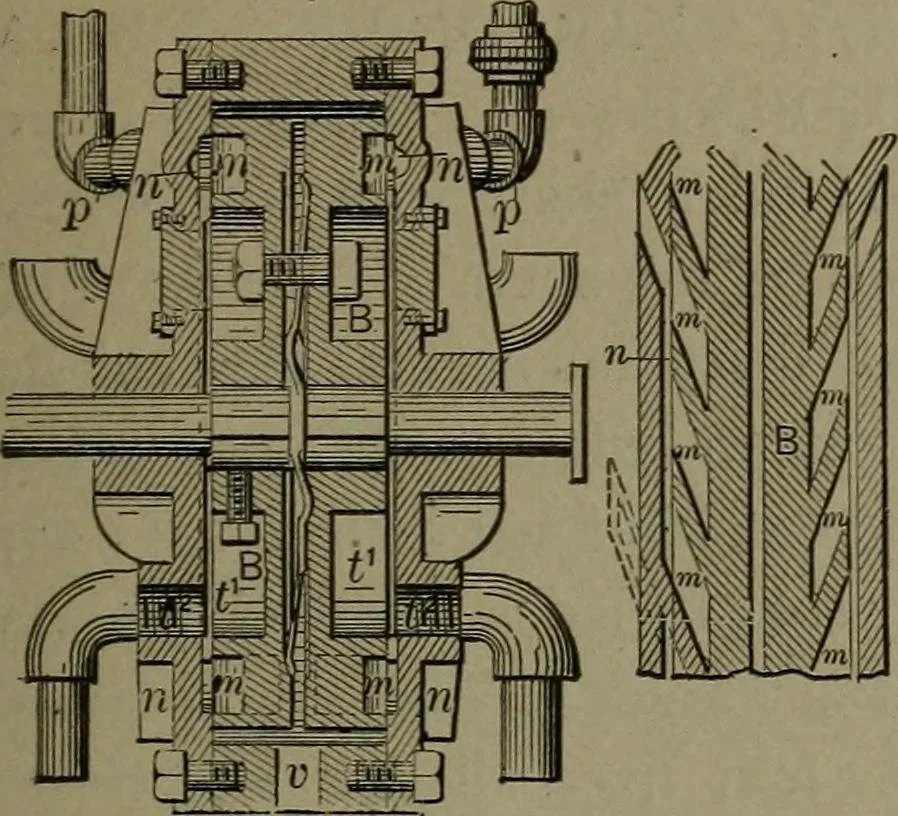 An illustration from Mechanical movements, powers, devices and appliances, 1901, leaf 108