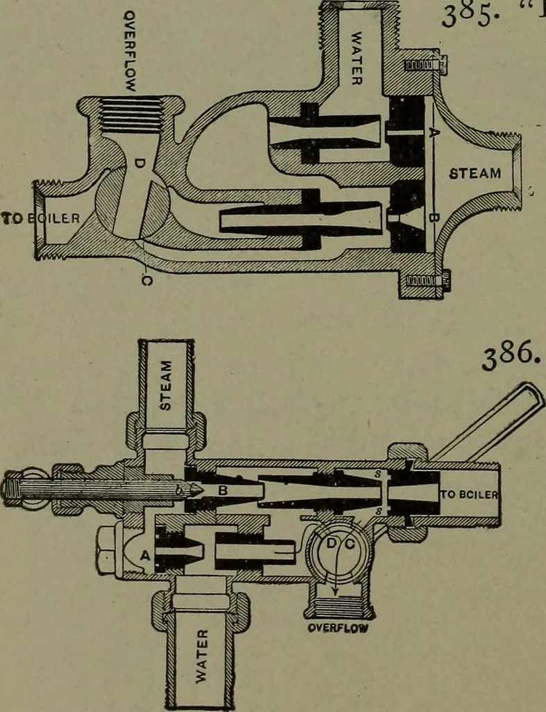 An illustration from Mechanical movements, powers, devices and appliances, 1901, leaf 115