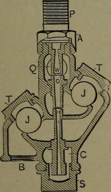 An illustration from Mechanical movements, powers, devices and appliances, 1901, leaf 116