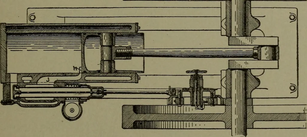 An illustration from Mechanical movements, powers, devices and appliances, 1901, leaf 126