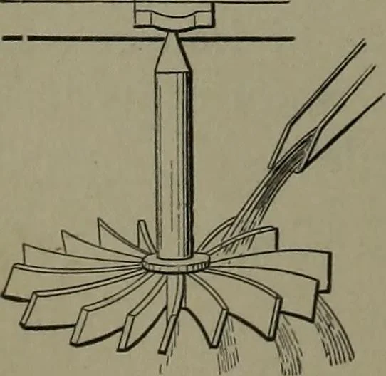 An illustration from Mechanical movements, powers, devices and appliances, 1901, leaf 141