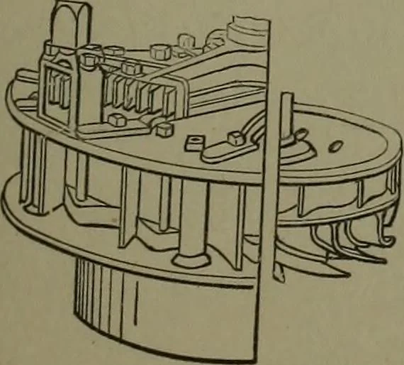 An illustration from Mechanical movements, powers, devices and appliances, 1901, leaf 144