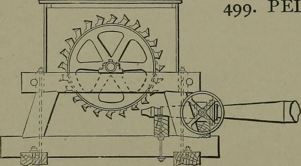 An illustration from Mechanical movements, powers, devices and appliances, 1901, leaf 147