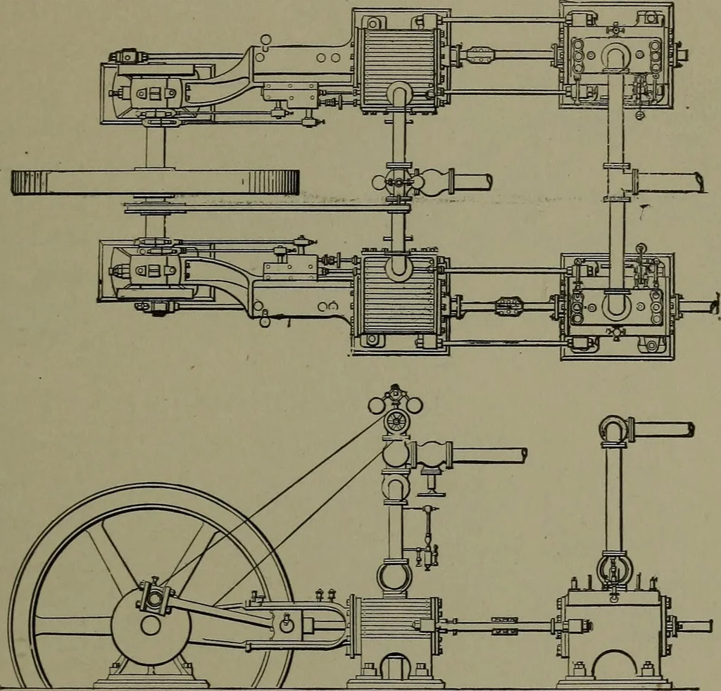 An illustration from Mechanical movements, powers, devices and appliances, 1901, leaf 182