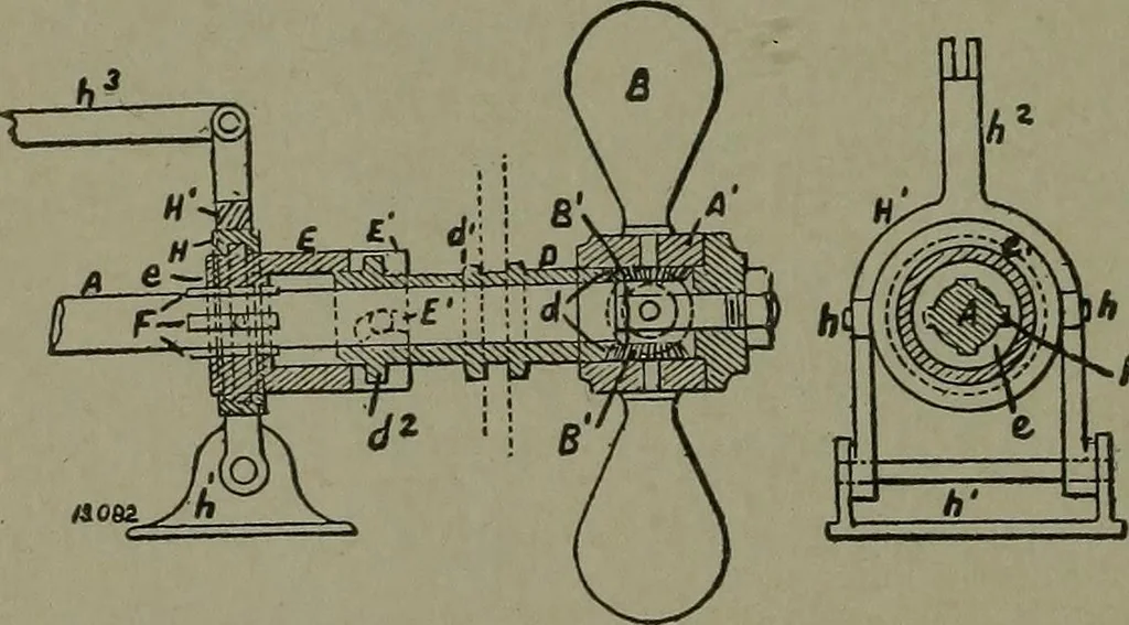 An illustration from Mechanical movements, powers, devices and appliances, 1901, leaf 225