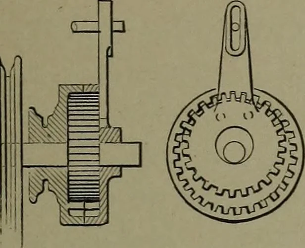 An illustration from Mechanical movements, powers, devices and appliances, 1901, leaf 248