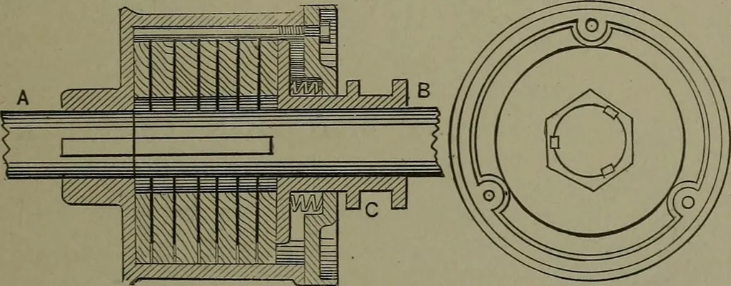 An illustration from Mechanical movements, powers, devices and appliances, 1901, leaf 330