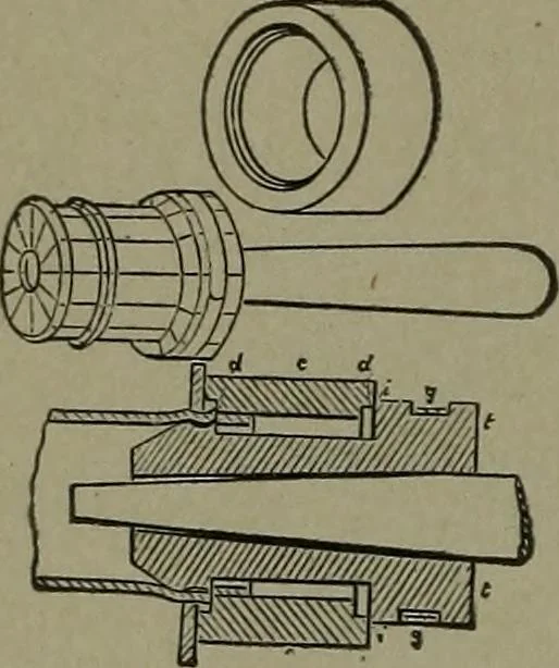 An illustration from Mechanical movements, powers, devices and appliances, 1901, leaf 335