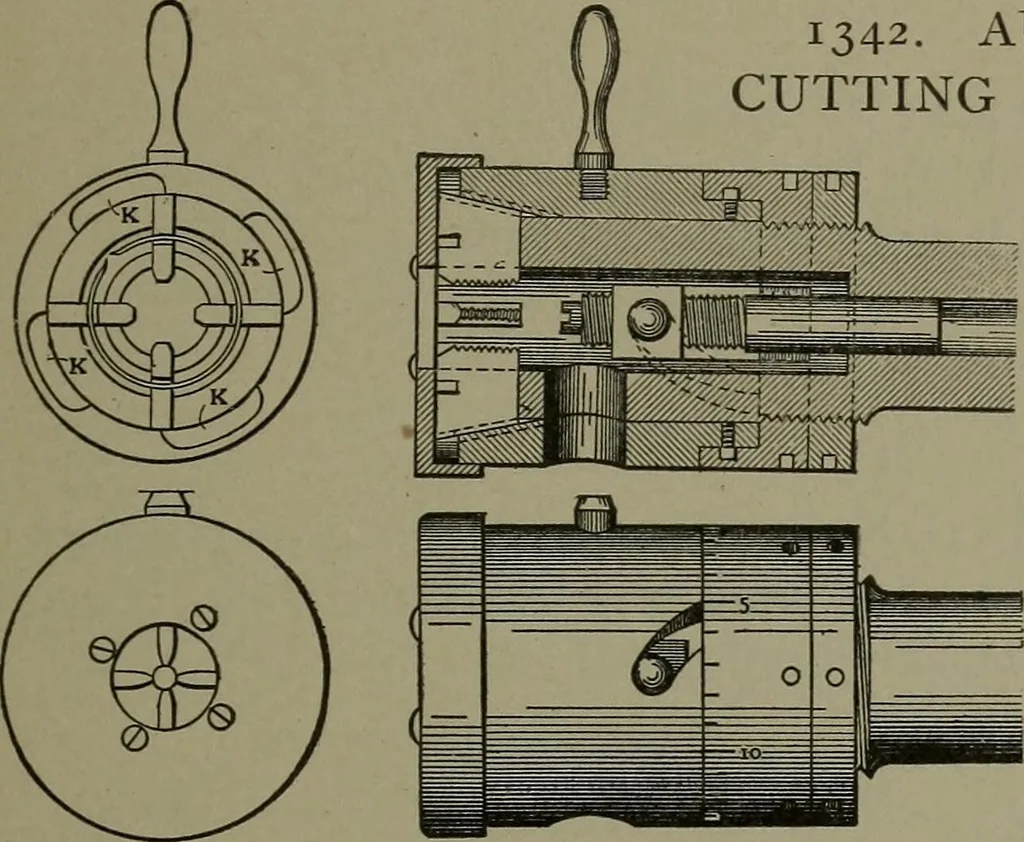 An illustration from Mechanical movements, powers, devices and appliances, 1901, leaf 336