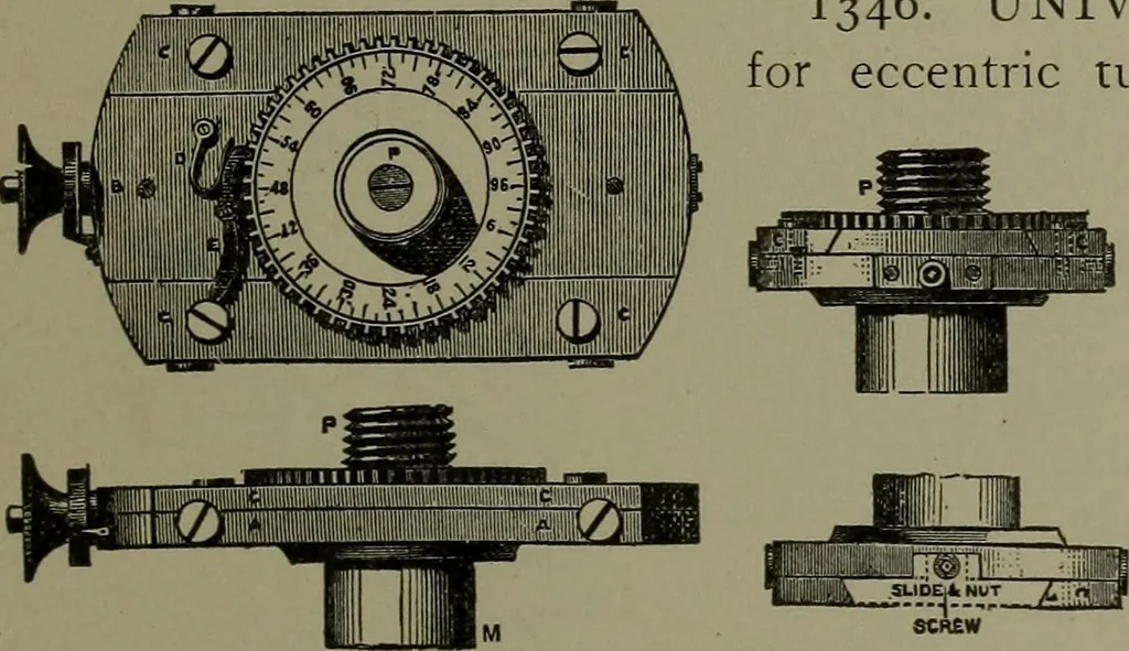 An illustration from Mechanical movements, powers, devices and appliances, 1901, leaf 336