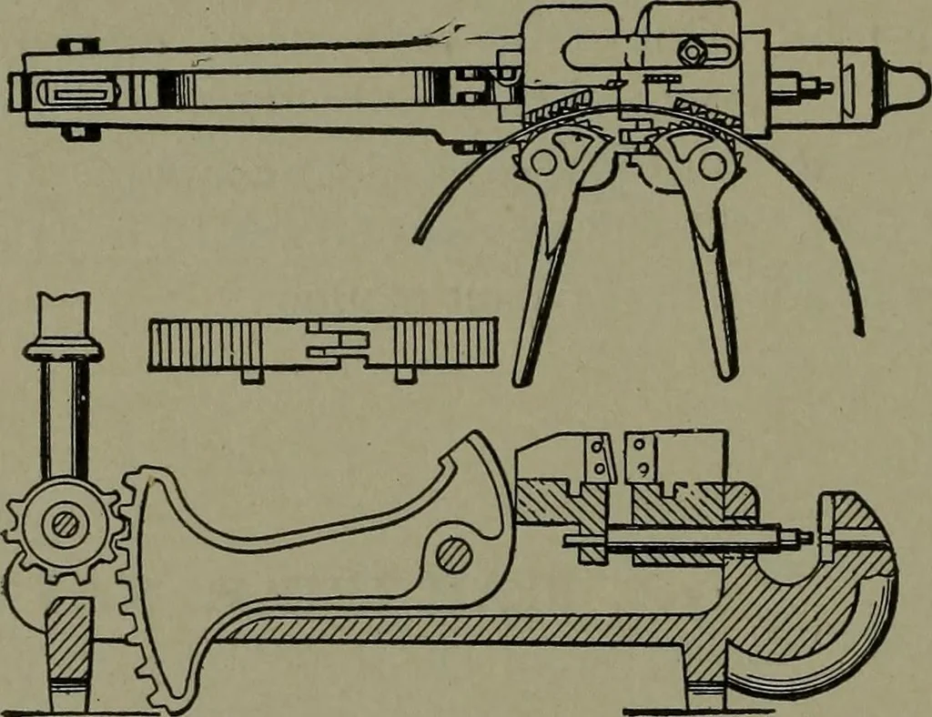 An illustration from Mechanical movements, powers, devices and appliances, 1901, leaf 341