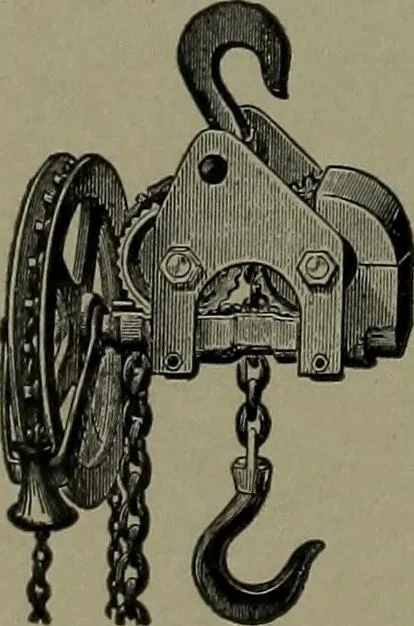 An illustration from Mechanical movements, powers, devices and appliances, 1901, leaf 349