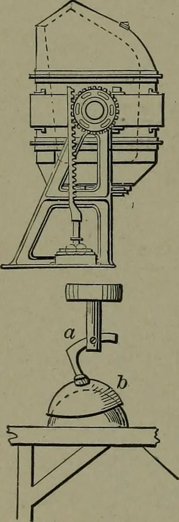 An illustration from Mechanical movements, powers, devices and appliances, 1901, leaf 351