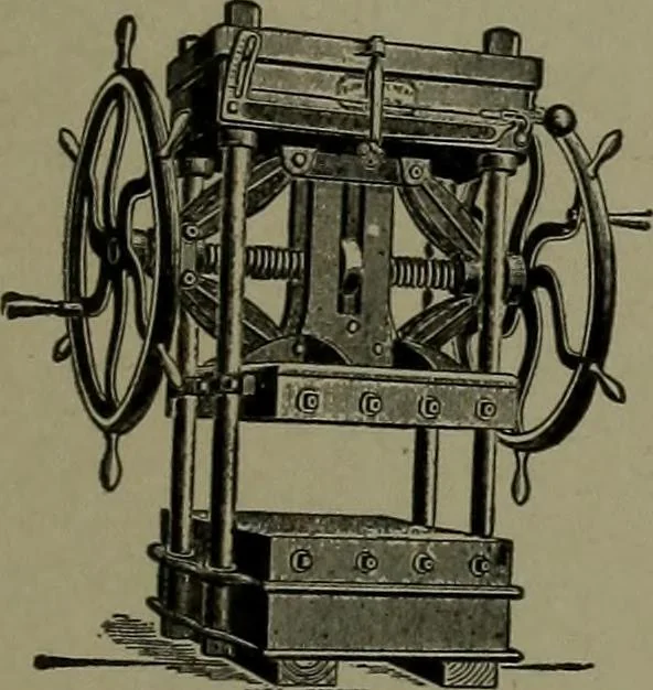 An illustration from Mechanical movements, powers, devices and appliances, 1901, leaf 352