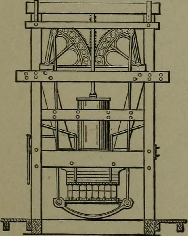 An illustration from Mechanical movements, powers, devices and appliances, 1901, leaf 352