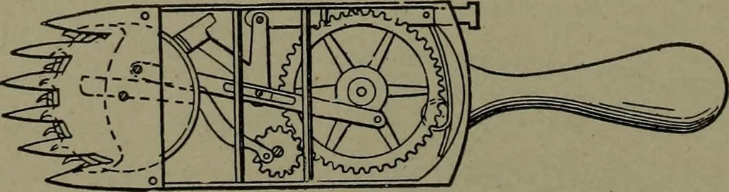 An illustration from Mechanical movements, powers, devices and appliances, 1901, leaf 381