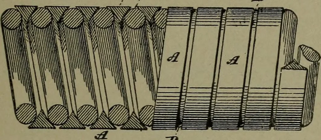 An illustration from Mechanical movements, powers, devices and appliances, 1901, leaf 382