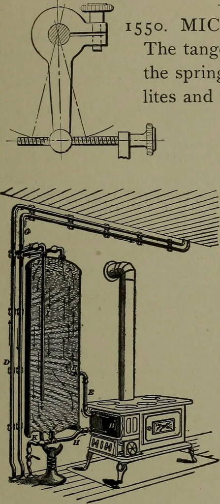 An illustration from Mechanical movements, powers, devices and appliances, 1901, leaf 384