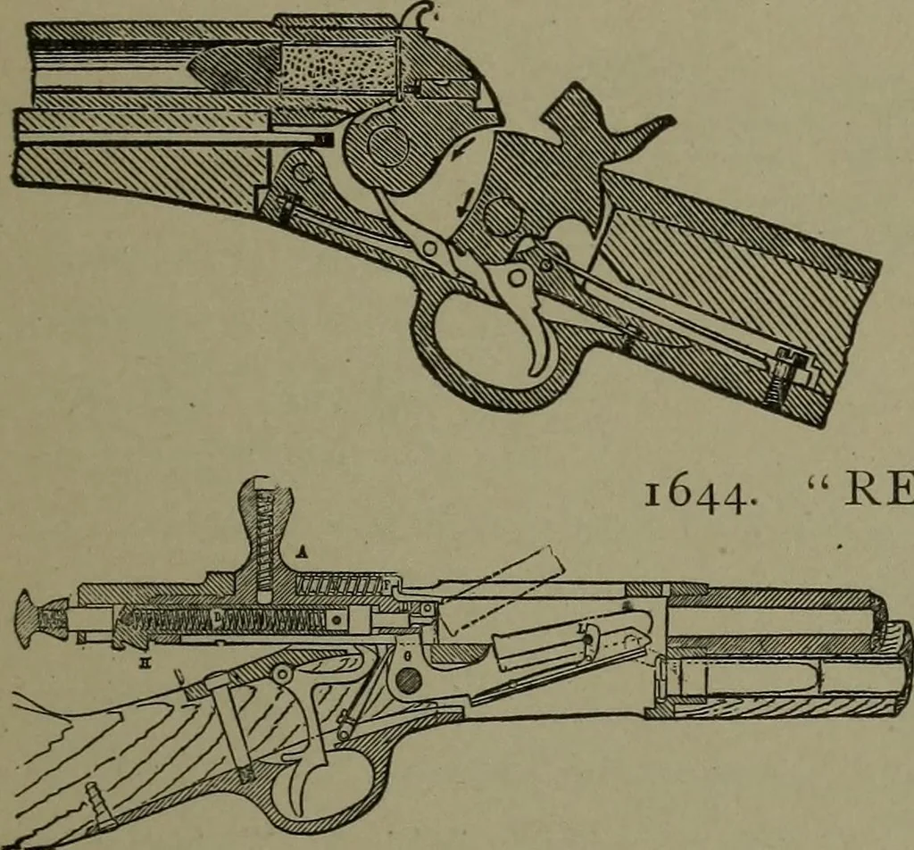 An illustration from Mechanical movements, powers, devices and appliances, 1901, leaf 404