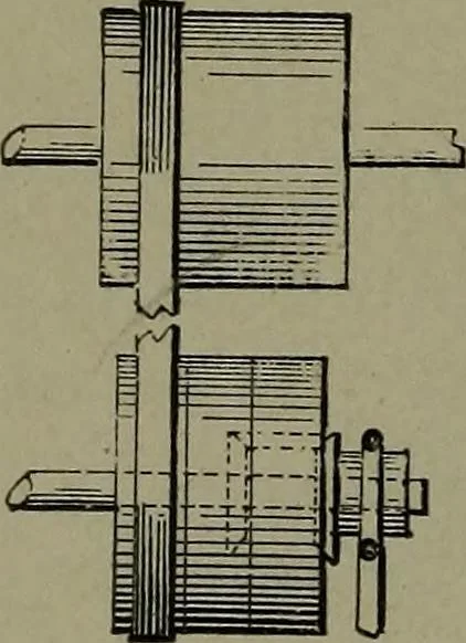 An illustration from Mechanical movements, powers, devices and appliances, 1901, leaf 45