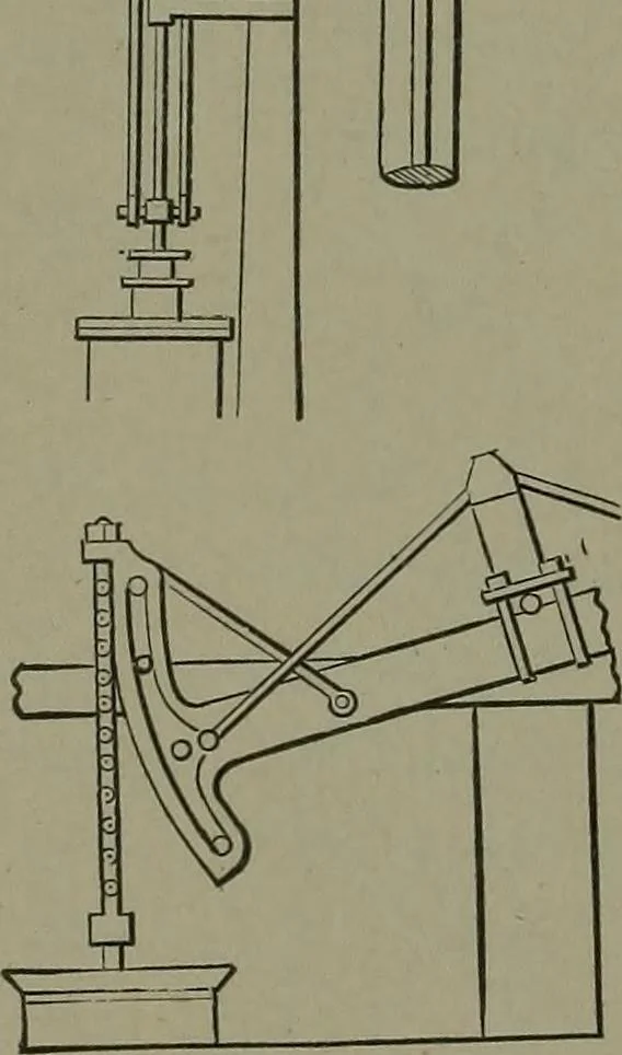 An illustration from Mechanical movements, powers, devices and appliances, 1901, leaf 91